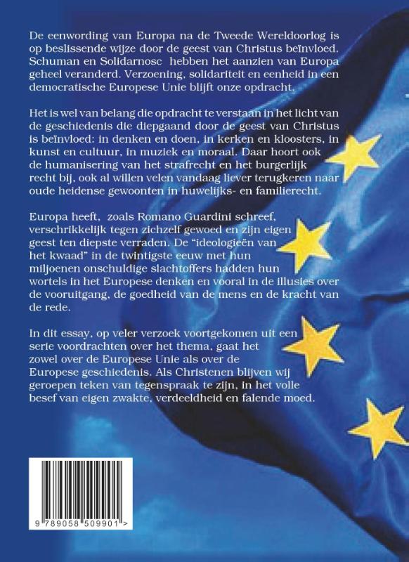 Achterkant van De geest van Christus leeft in Europa