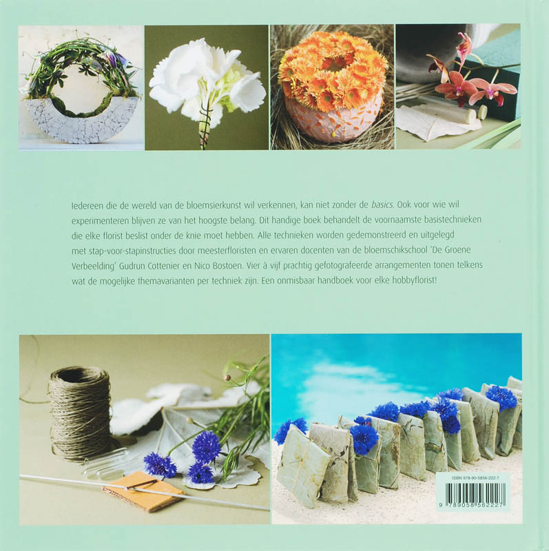 Achterkant van Florale basistechnieken