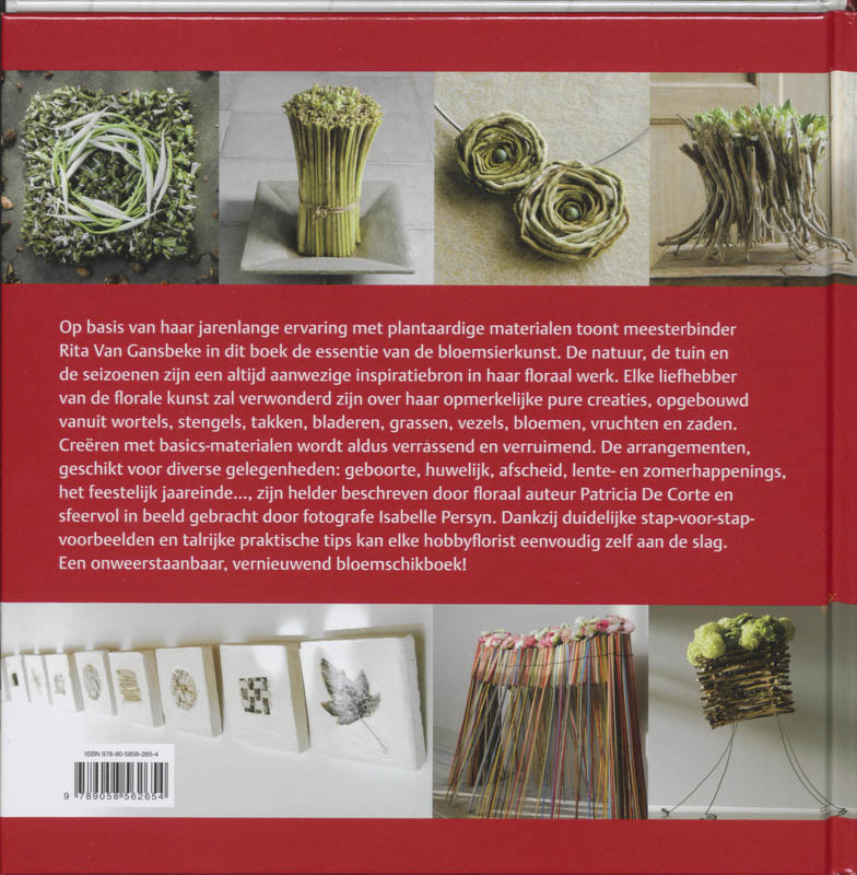 Achterkant van Florale basismaterialen