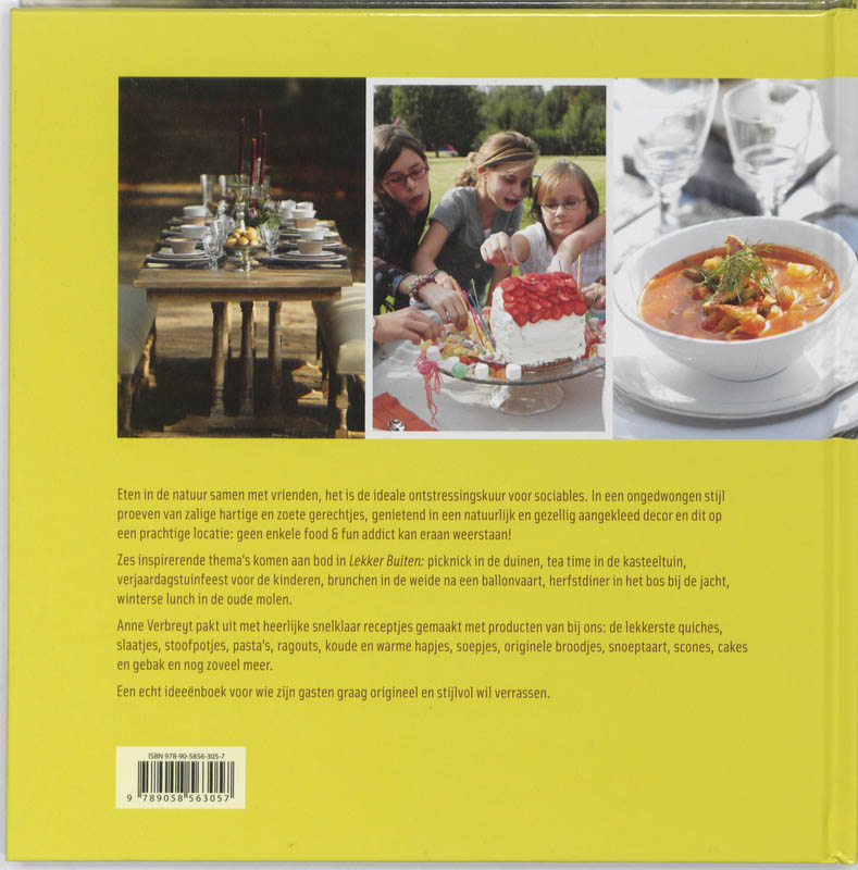 Achterkant van Lekker Buiten