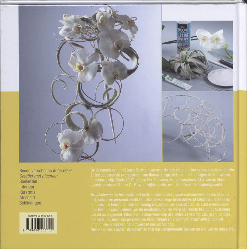 Achterkant van Bruidsbloemen