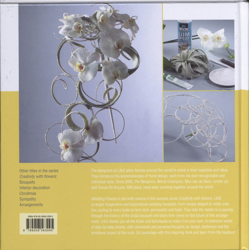 Achterkant van Wedding flowers