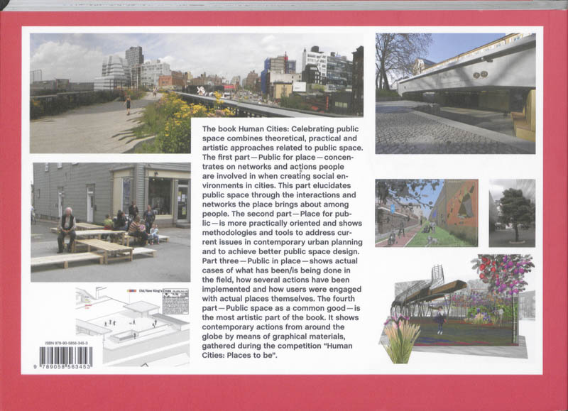 Achterkant van Human Cities: celebrating public space