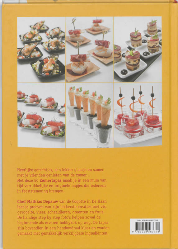 Achterkant van Zomertapas