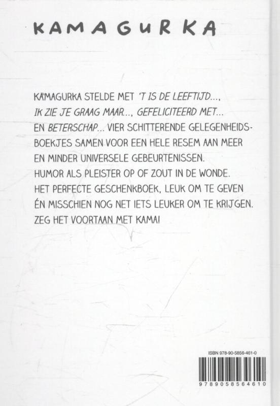 Achterkant van Gefeliciteerd met