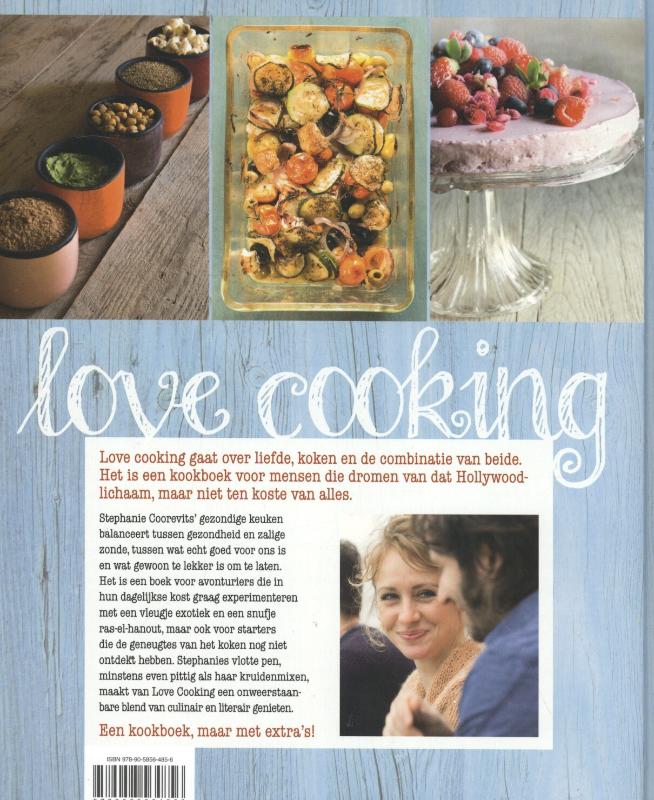 Achterkant van Love cooking