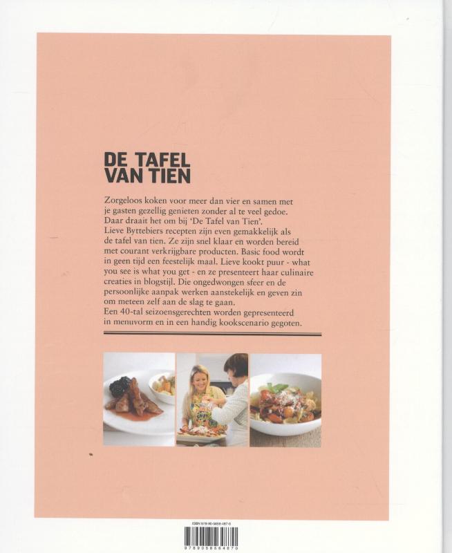 Achterkant van De tafel van 10