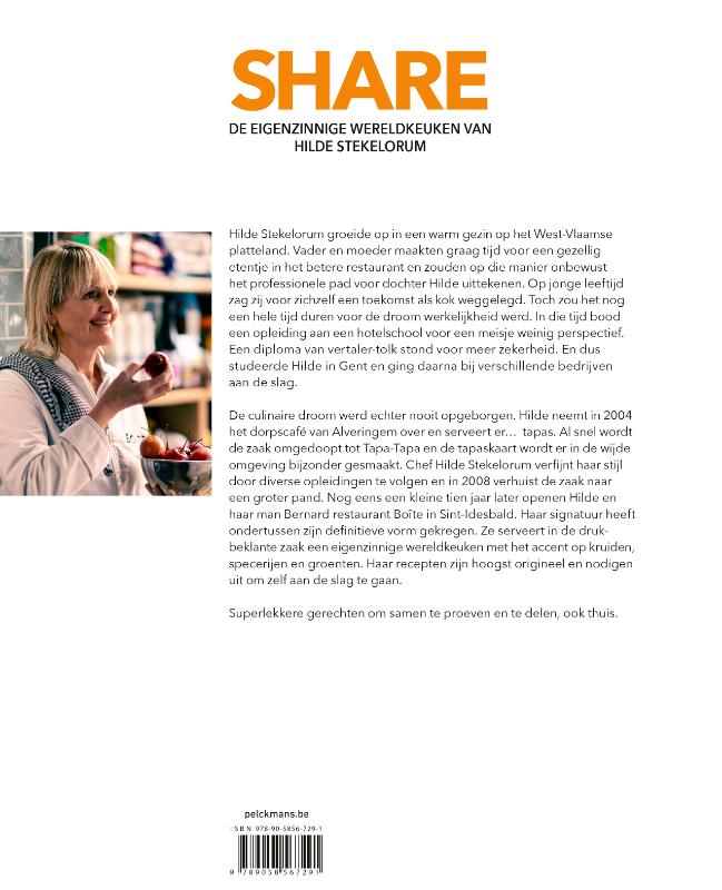 Achterkant van Share