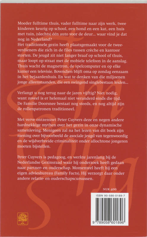 Achterkant van Tien mythen over het gezin