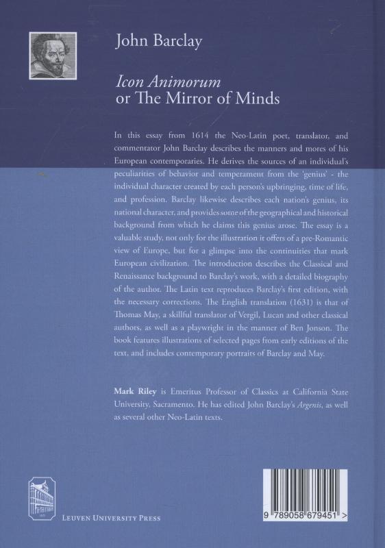 Achterkant van Icon animorum or The mirror of minds