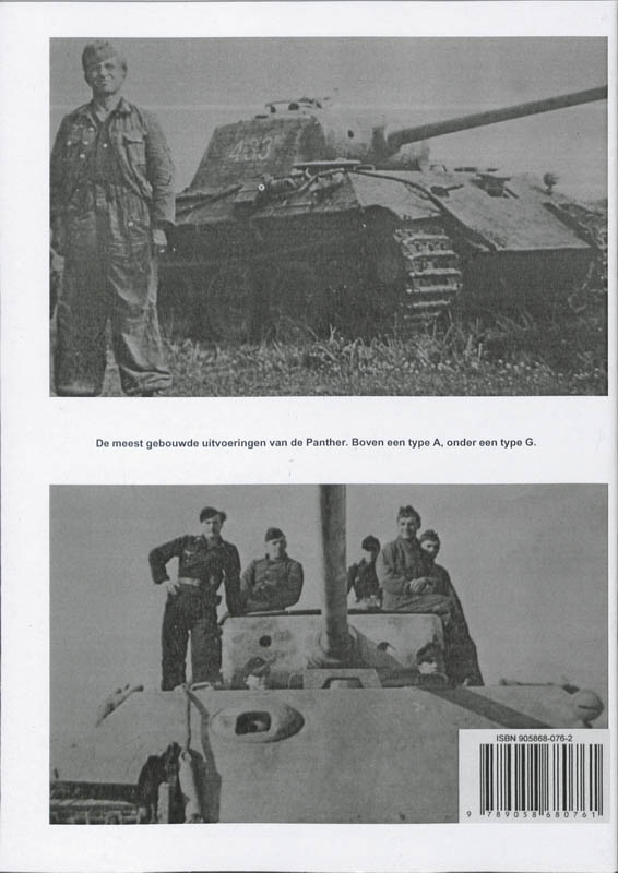 Achterkant van De Panther in actie 1943-1945