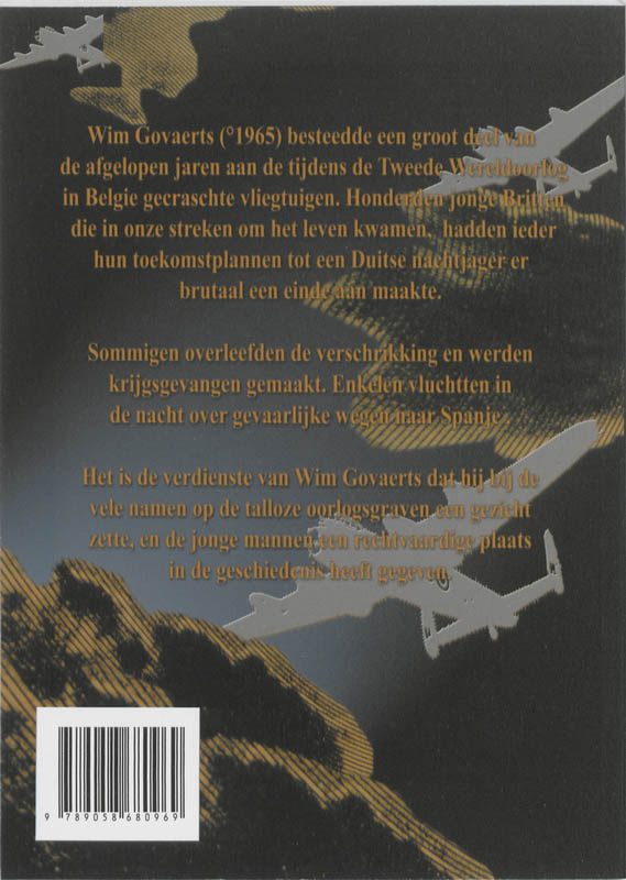 Achterkant van Avro Manchester en Avro Lancaster verliezen in Belgie 1941-1945