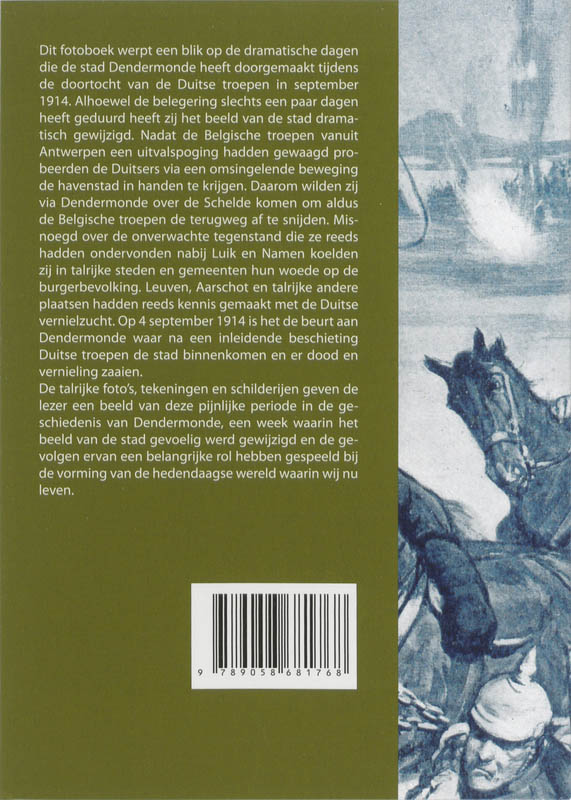 Achterkant van Dendermonde 1914