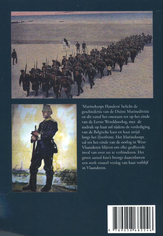 Achterkant van Het Marinekorps Flandern