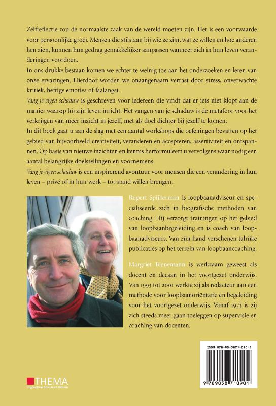 Achterkant van Vang je eigen schaduw