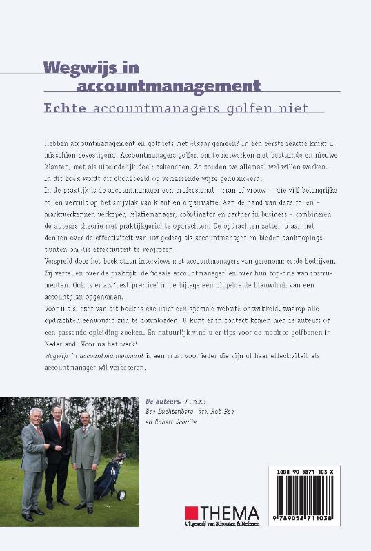 Achterkant van Wegwijs in account management