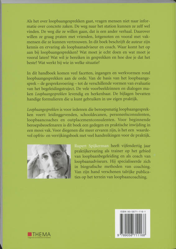 Achterkant van Loopbaangesprekken