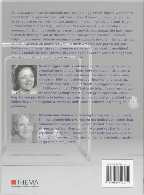 Achterkant van Beginnen met leidinggeven