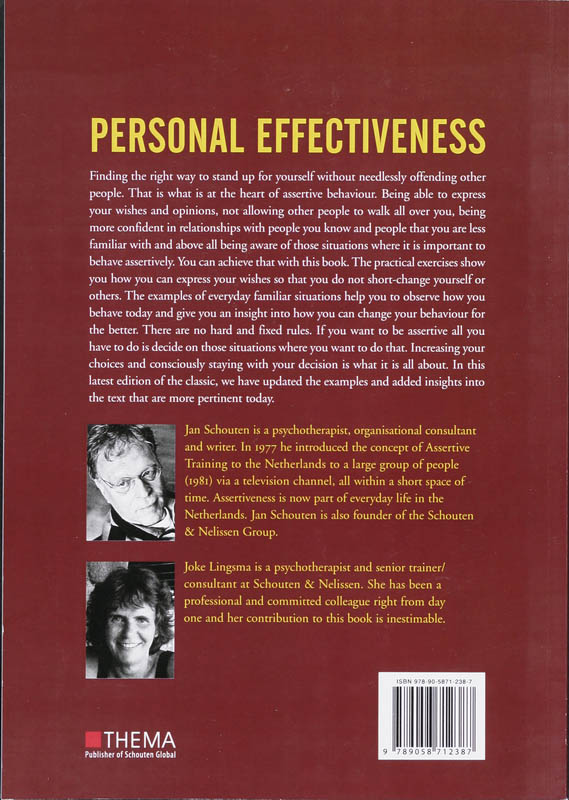 Achterkant van Personal Effectiveness