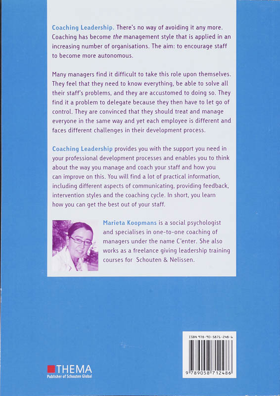 Achterkant van Coaching Leadership