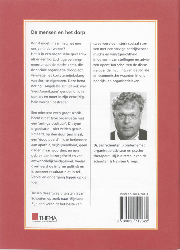 Achterkant van De mensen en het dorp