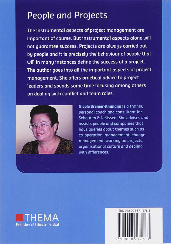 Achterkant van People and Projects