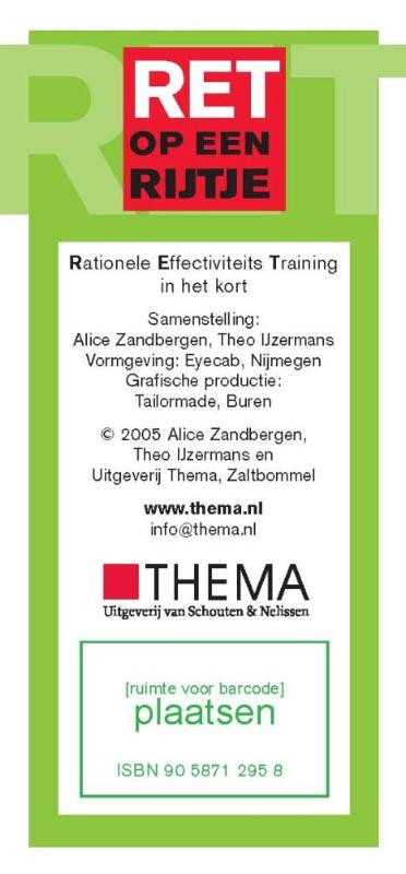 Achterkant van RET op een rijtje