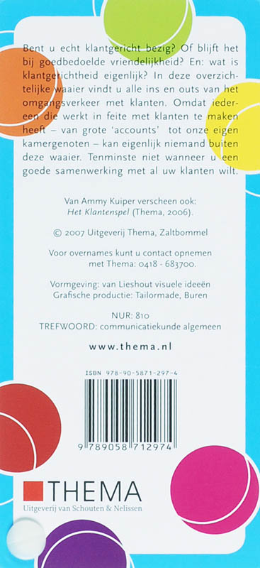 Achterkant van Een klant komt altijd van rechts