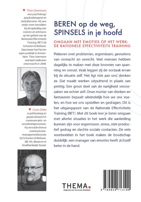 Achterkant van Beren op de weg, spinsels in je hoofd