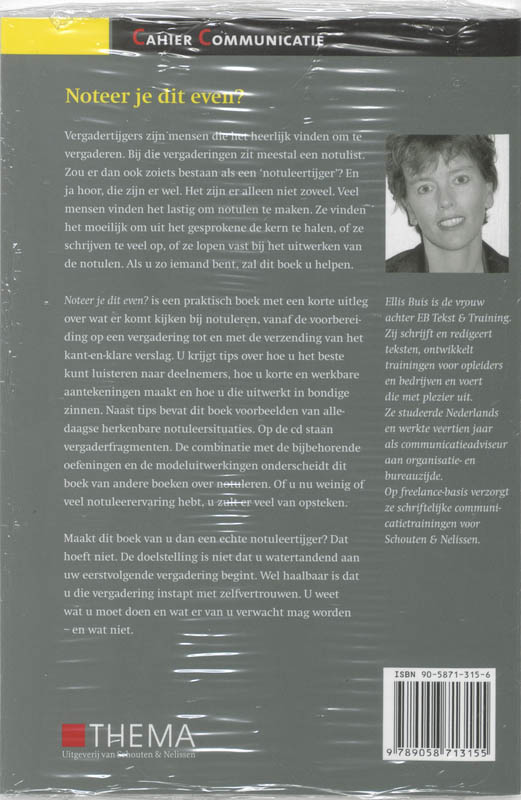 Achterkant van Noteer je dit even?