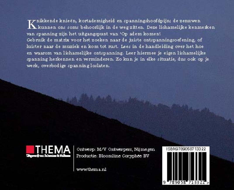 Achterkant van Op adem komen