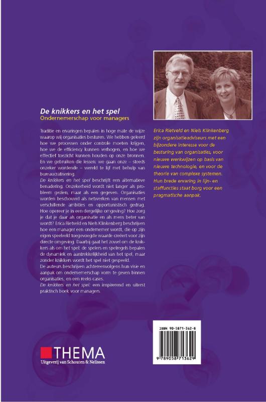Achterkant van De knikkers en het spel