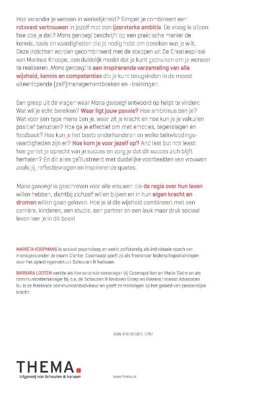 Achterkant van Mans genoeg!