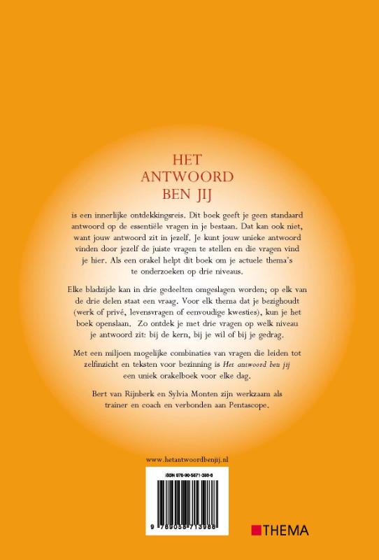 Achterkant van Het antwoord ben jij