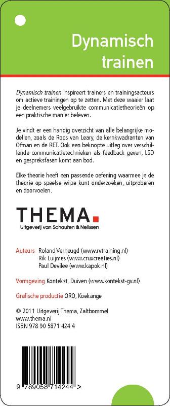 Achterkant van Dynamisch trainen