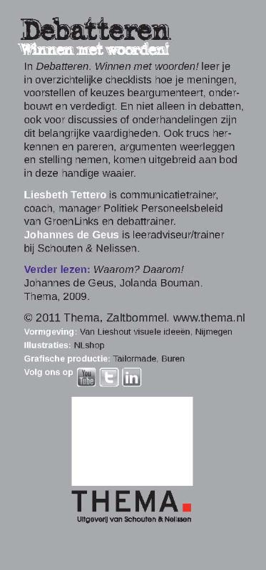 Achterkant van Debatteren