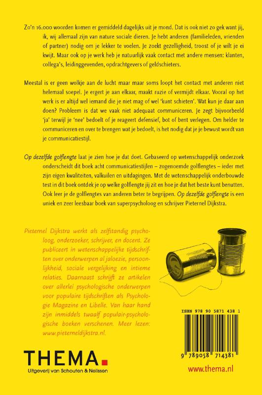 Achterkant van Op dezelfde golflengte