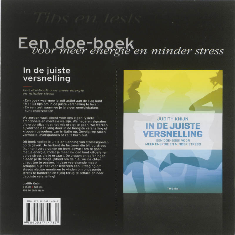 Achterkant van De kracht van ambitie