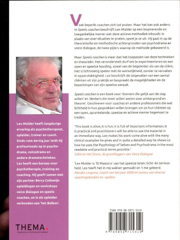 Achterkant van Speels coachen