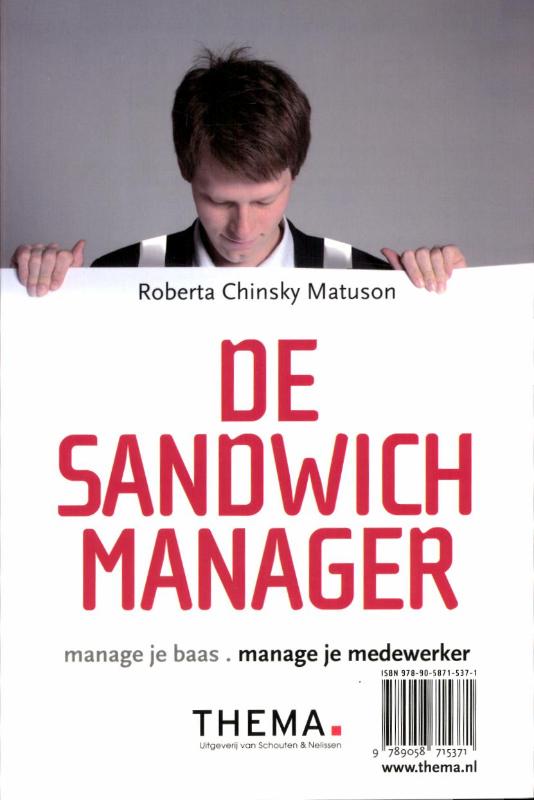Achterkant van De sandwichmanager