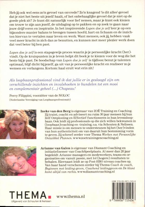 Achterkant van Lopen doe je zelf