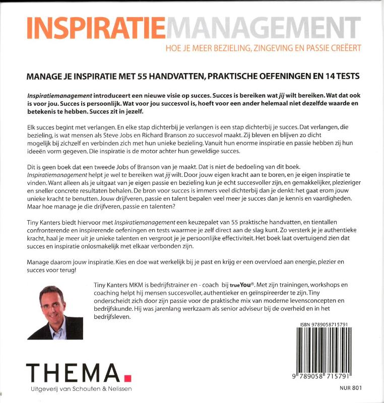 Achterkant van Inspiratiemanagement