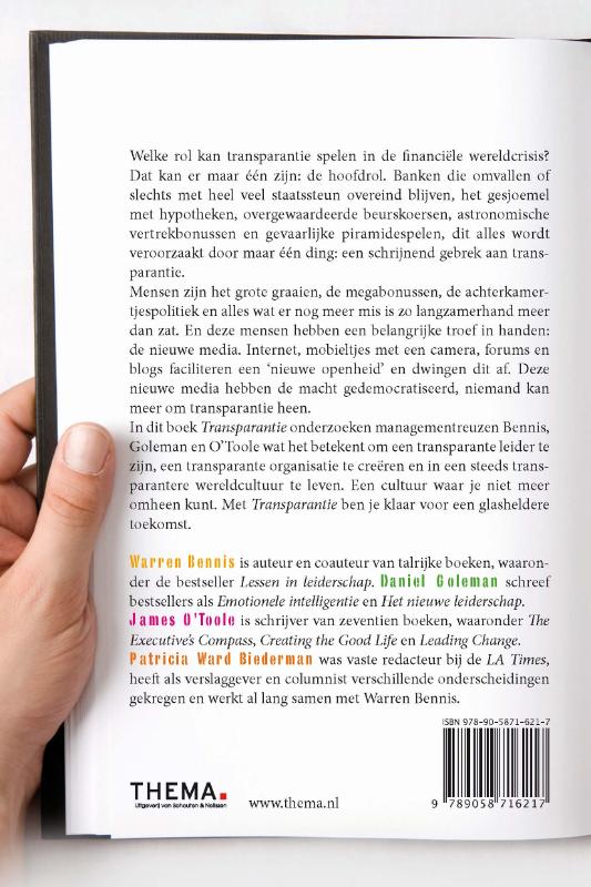 Achterkant van Transparantie