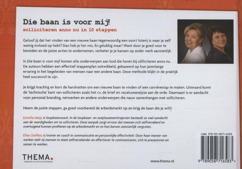 Achterkant van Die baan is voor mij!
