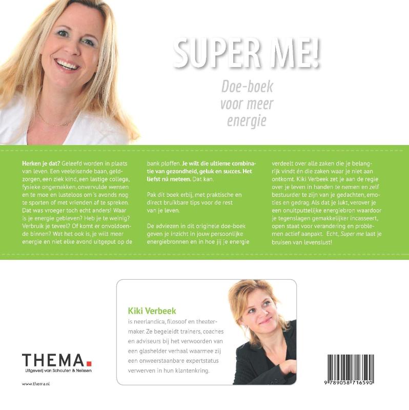 Achterkant van Super me!