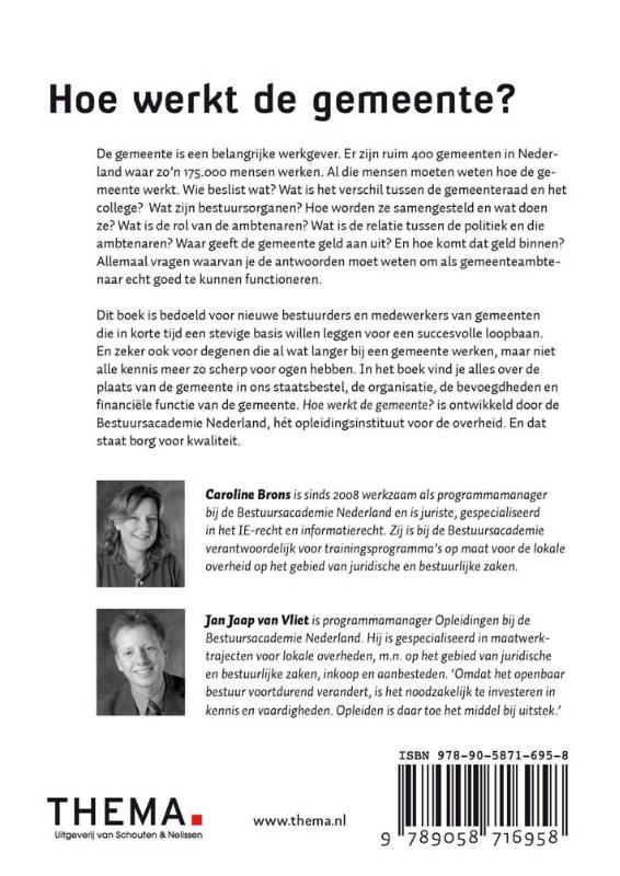 Achterkant van Hoe werkt de gemeente?