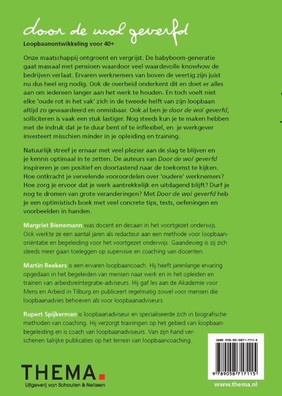 Achterkant van Door de wol geverfd