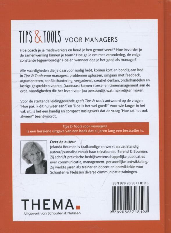Achterkant van Tips en tools