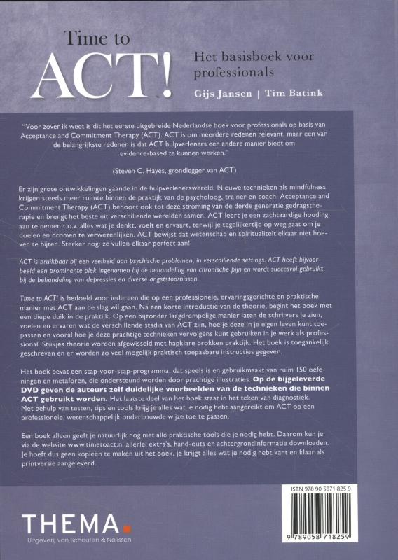 Achterkant van Time to ACT!