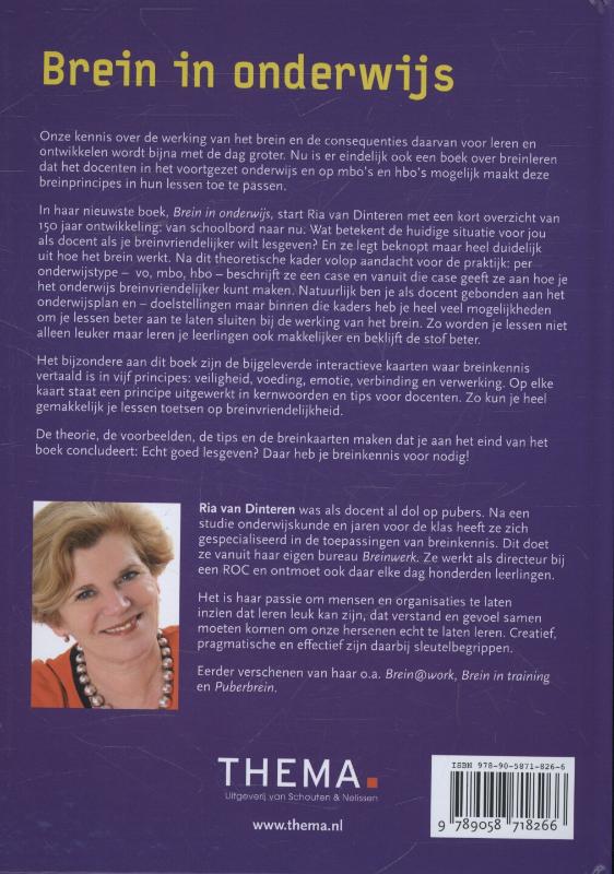 Achterkant van Brein in onderwijs